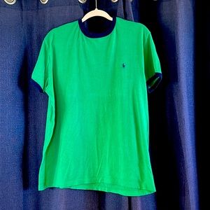 Polo by Ralph Lauren green t-shirt size L large cotton tee womens